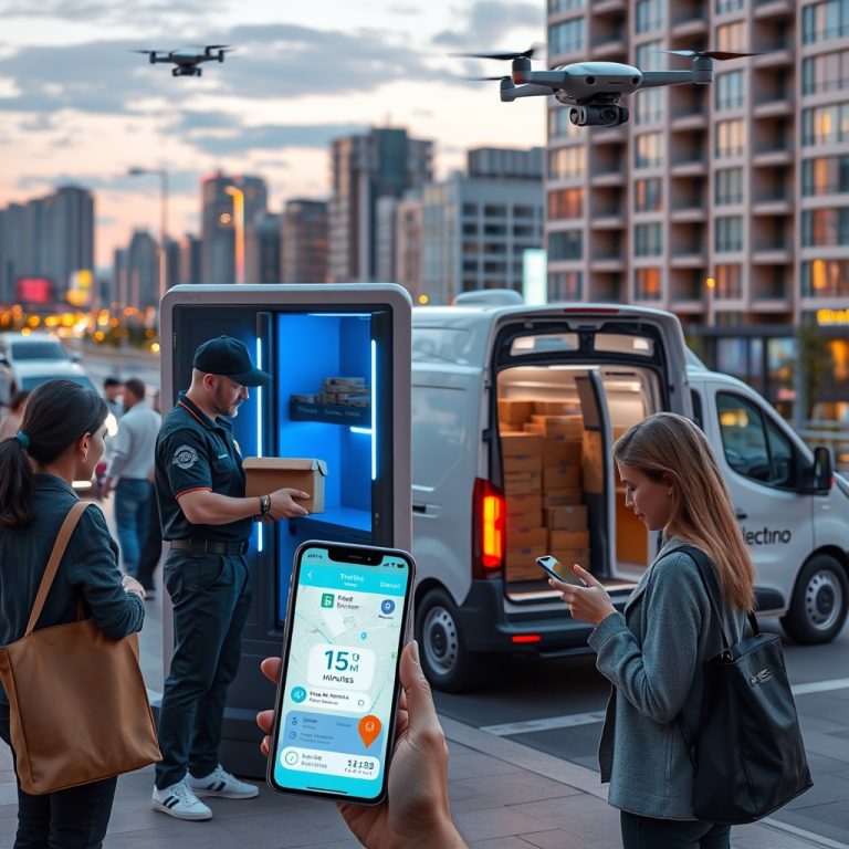 The Strategic Role of Contactless Package Drop-Off and Real-Time Tracking in Revolutionizing E-Commerce Logistics